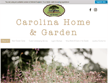 Tablet Screenshot of carolinahomegarden.com